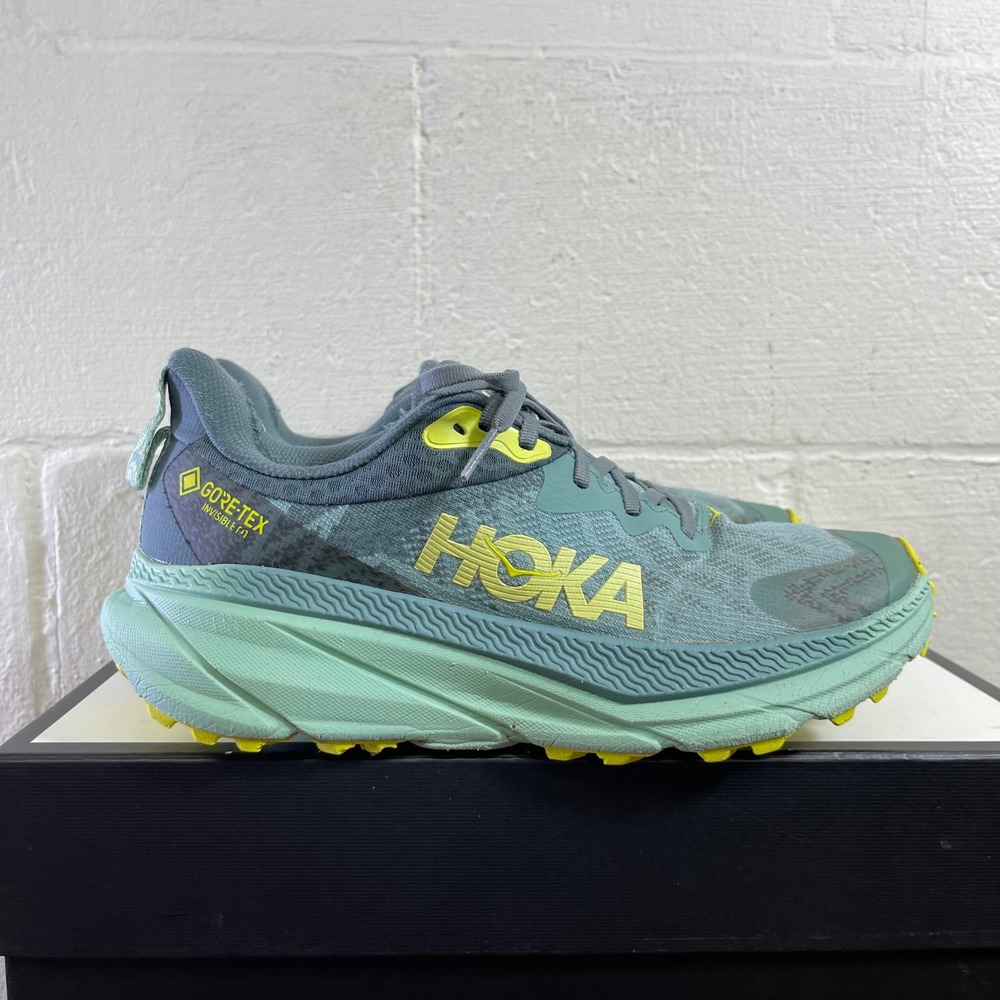 Hoka One One Challenger ATR 7 GTX 1134502-TBGRN Green Running Shoes Womens 9.5B